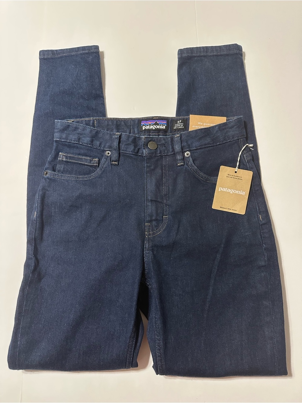 Patagonia Women's Skinny Jeans in Dark Indigo
